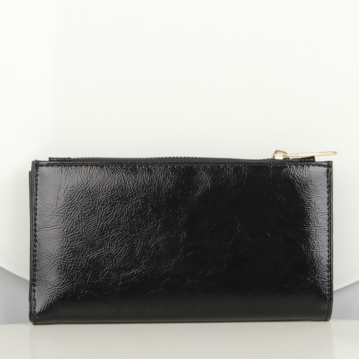 Zoozie Bags Billetera de Cuero Negra Zoozie Bags Billetera de Cuero Negra